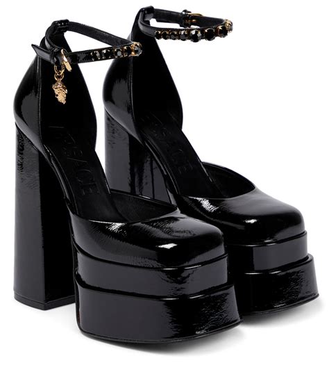 versace aevitas platform heels|versace platform high heels.